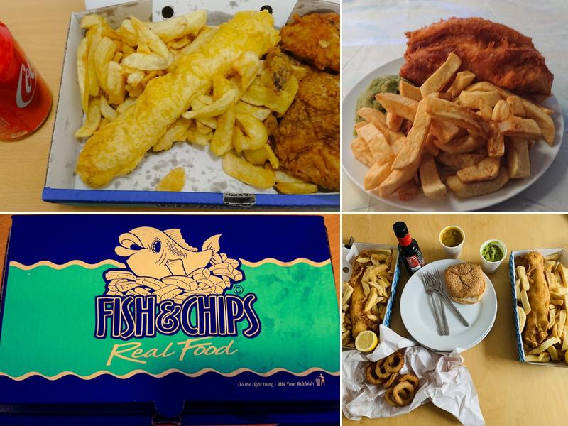 Cod's Plaice Fish and Chips