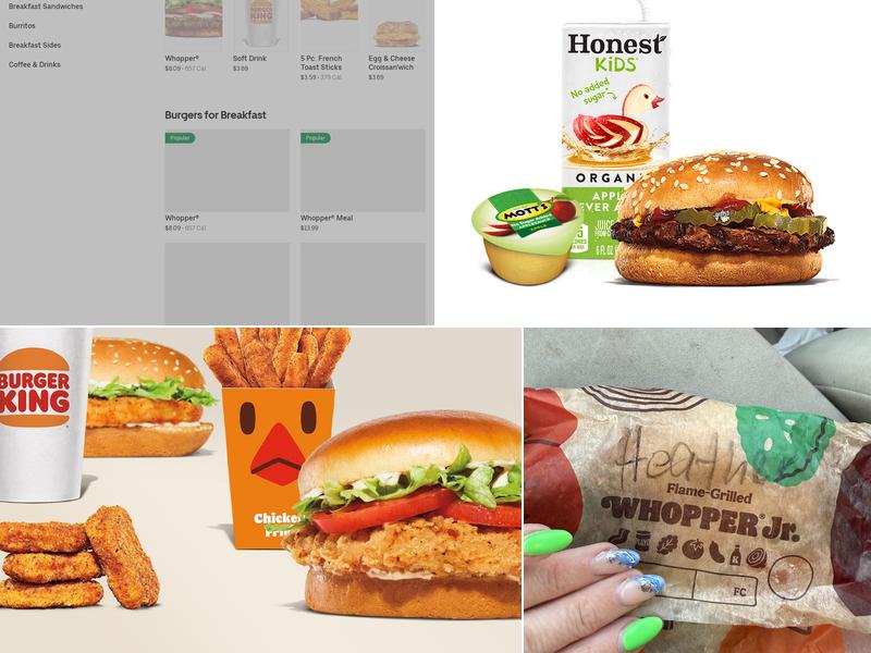 Burger King Menu