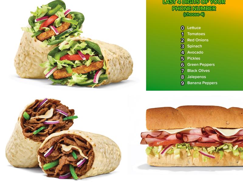 Subway Menu