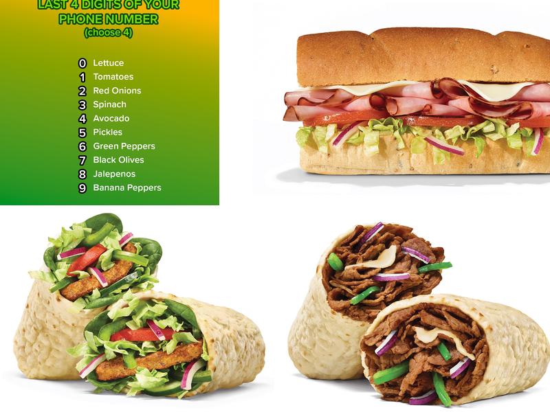 Subway Menu