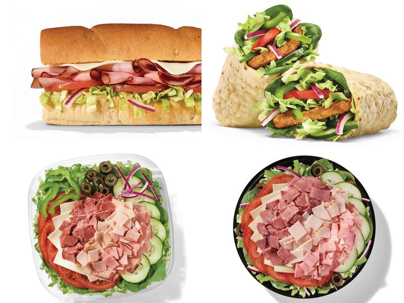 Subway Menu