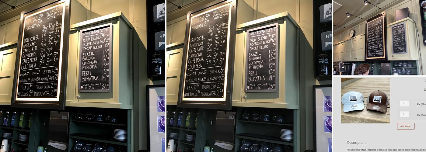 Herkimer Coffee Menu