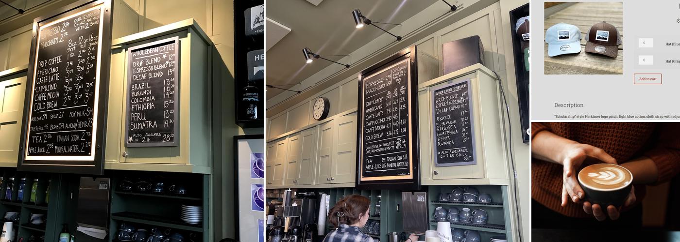 Herkimer Coffee Menu