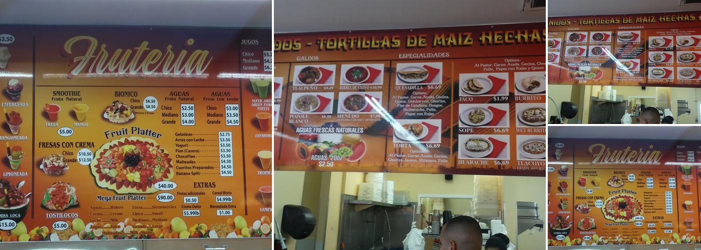 Ensenada Markets Menu