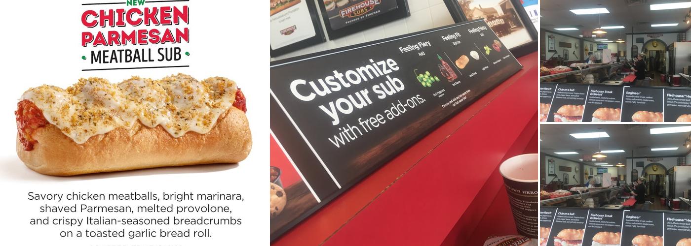 Firehouse Subs Florence Menu