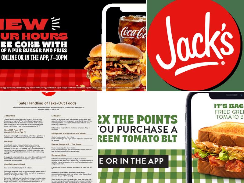 Jack's Menu