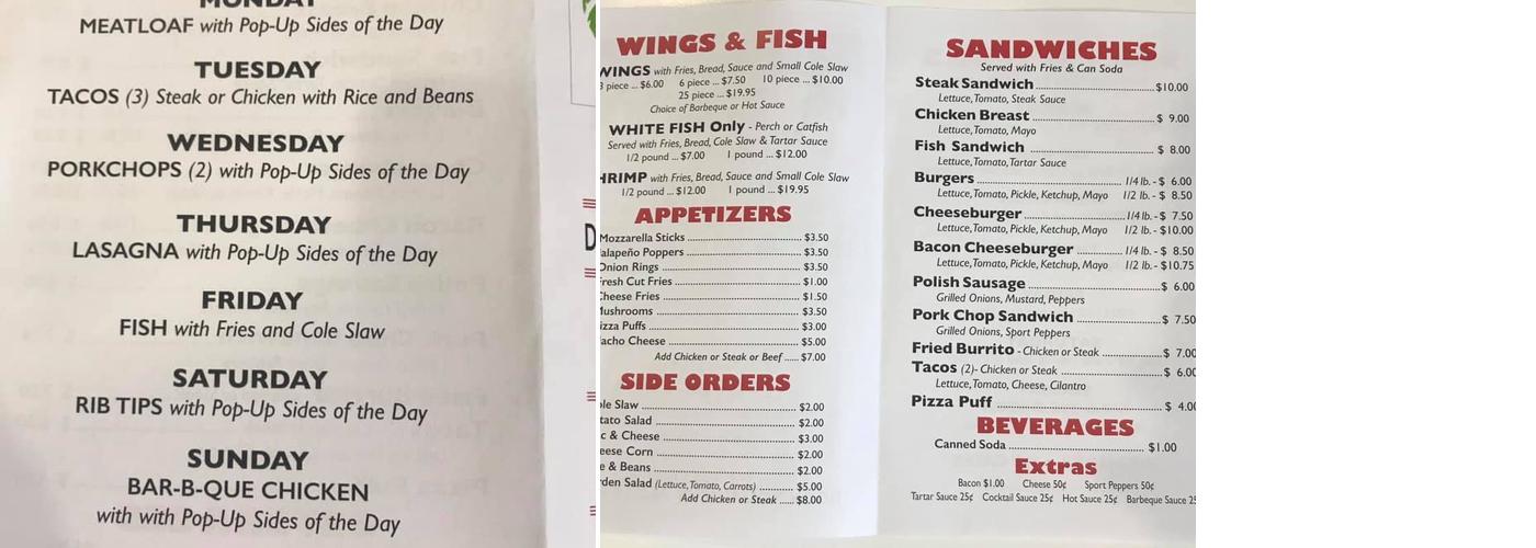 Trocadero Restaurant Lounge & Liquor Menu