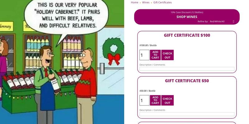 Northwest Cellars Menu