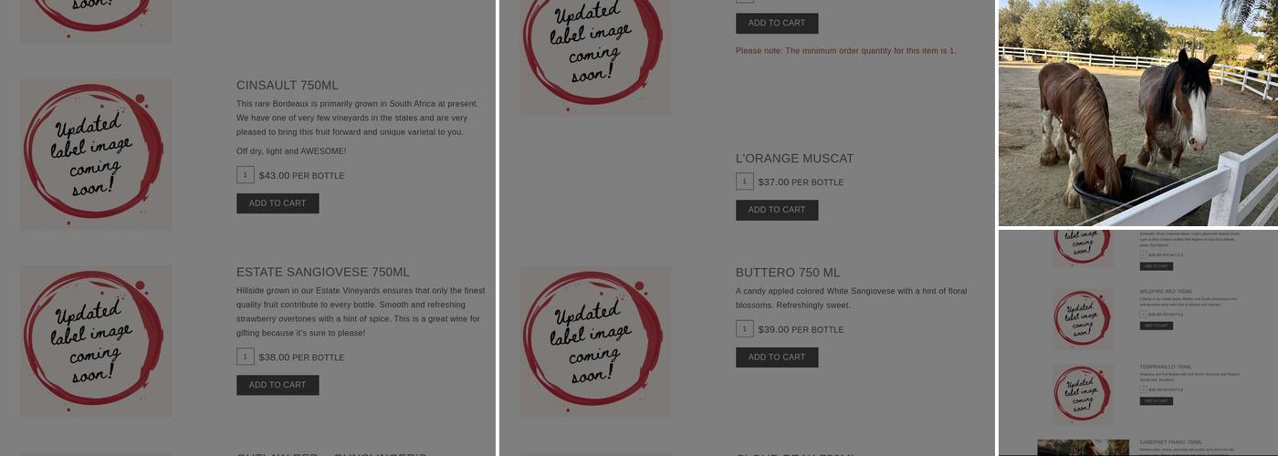 Longshadow Ranch Winery Menu