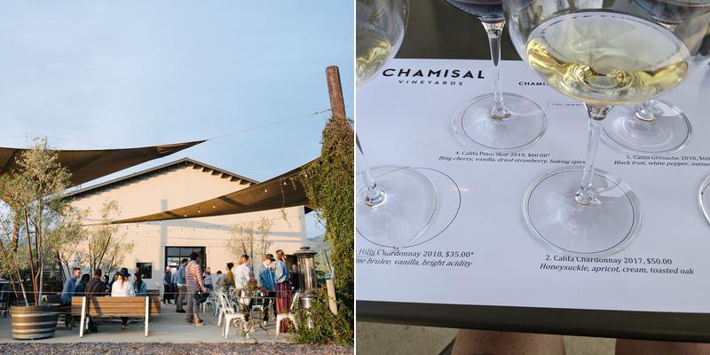 Chamisal Vineyards Menu