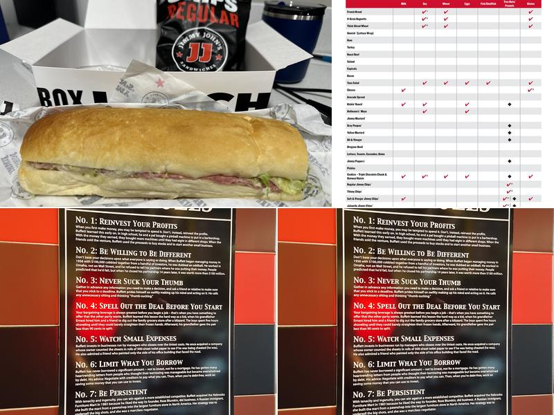 Jimmy John's Menu