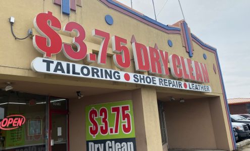 $3.75 Dry Clean & Shoe Repair