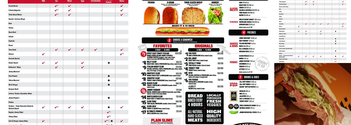 Jimmy John's Menu