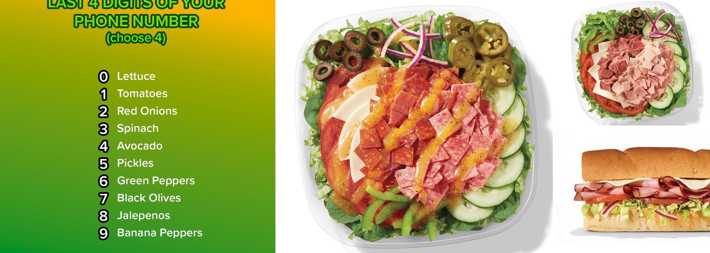Subway Menu