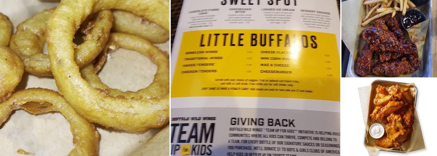 Buffalo Wild Wings Menu