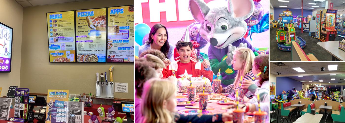 Chuck E. Cheese Menu