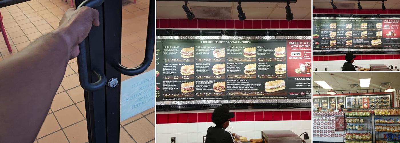 Firehouse Subs Dorman Menu