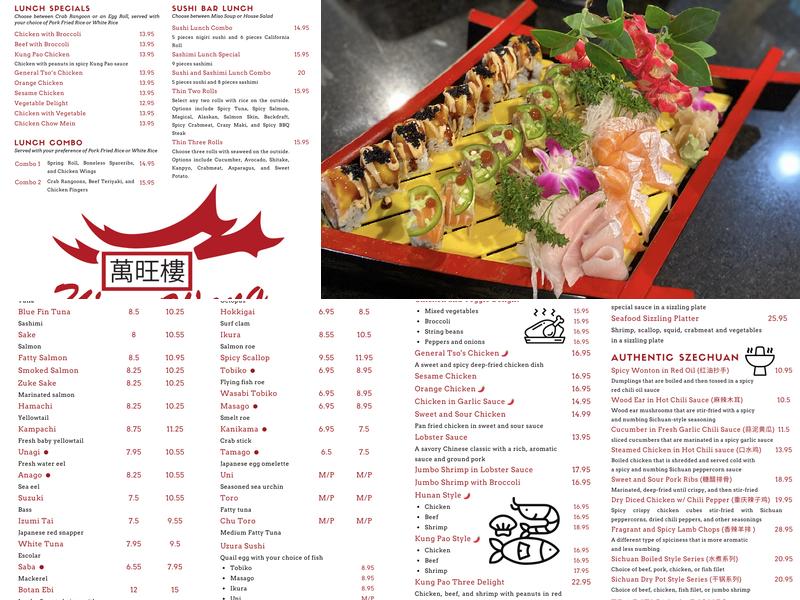 Wan Wang Restaurant Menu