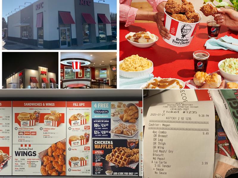 KFC Menu