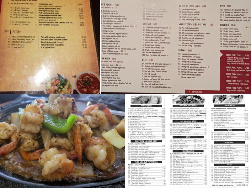 Viva Restaurant Menu