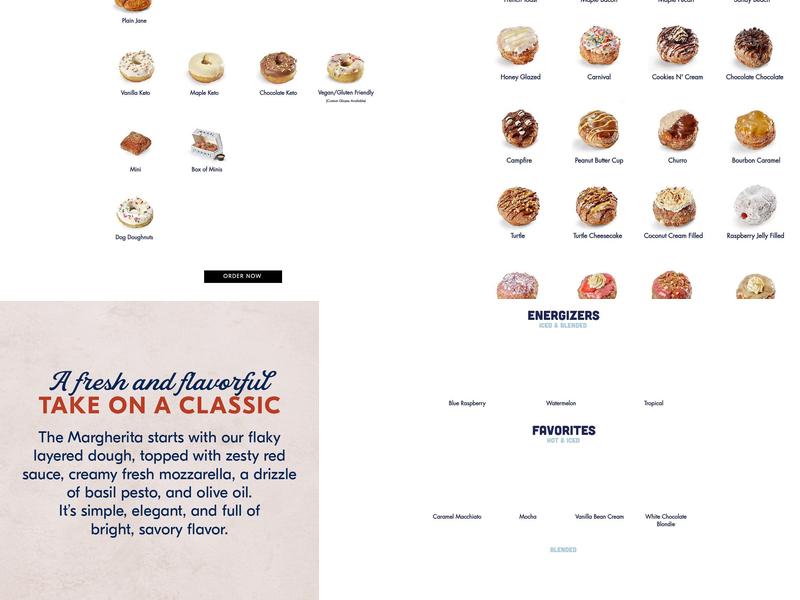 Parlor Doughnuts Menu