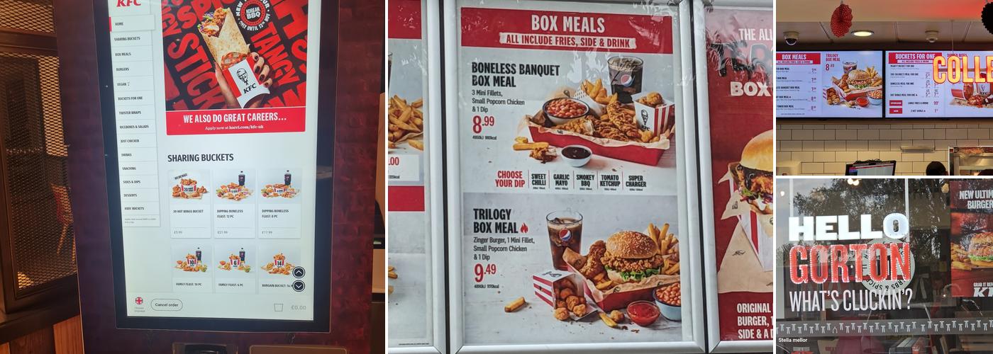 KFC Manchester - Hyde Road Menu