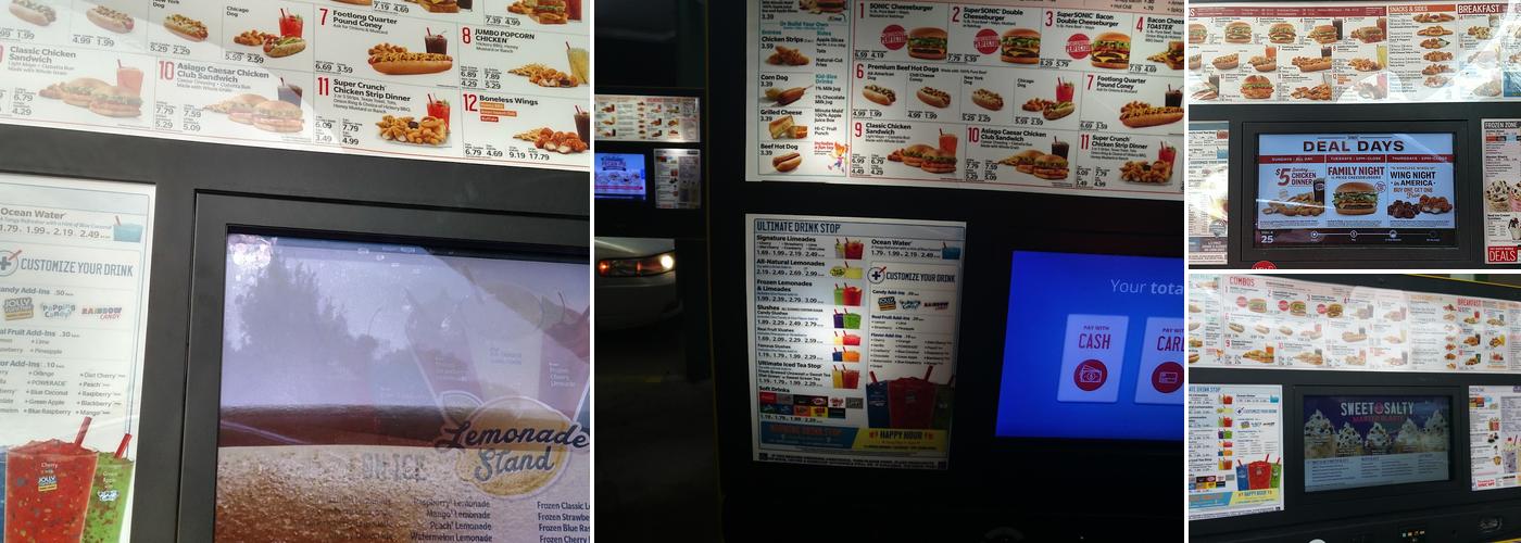 Sonic Drive-In Menu