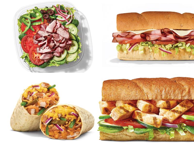 Subway Menu
