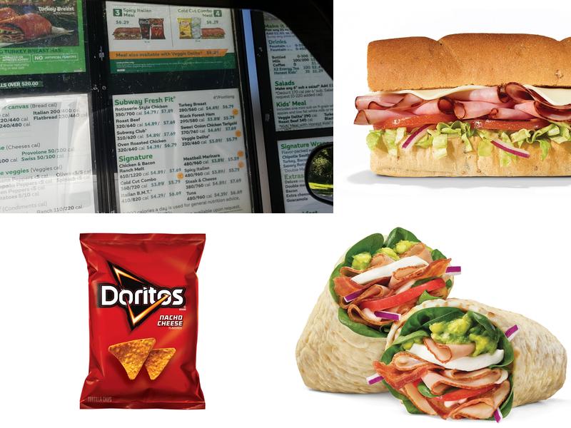 Subway Menu
