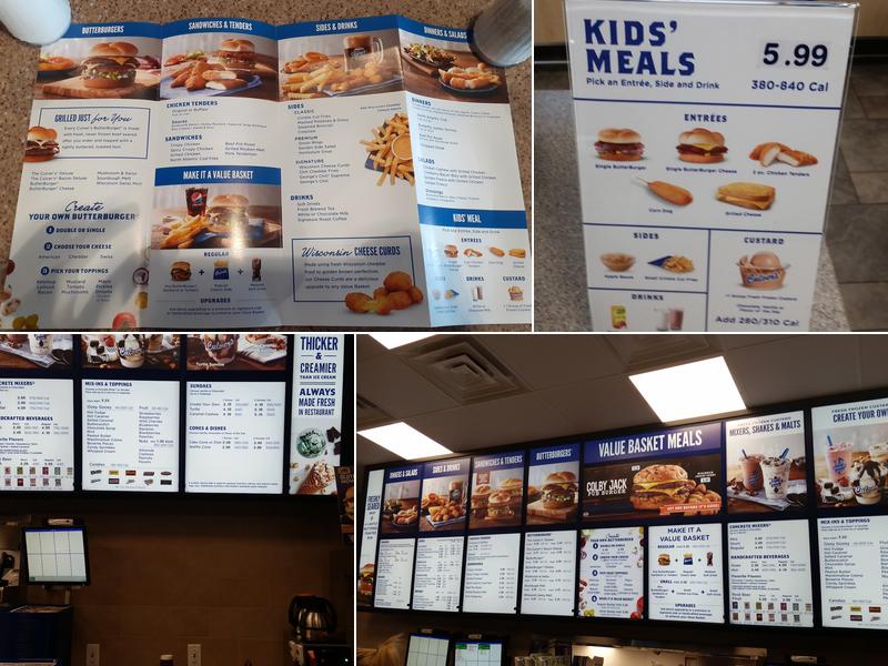 Culver’s Menu