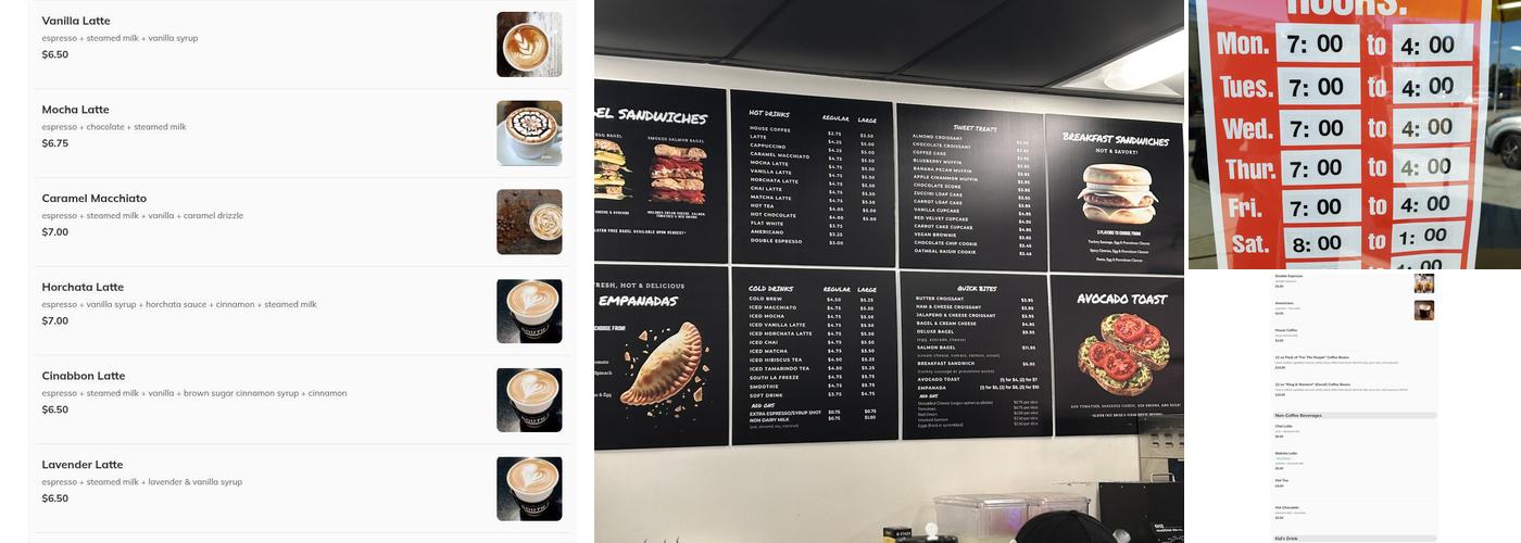 South LA Cafe Menu