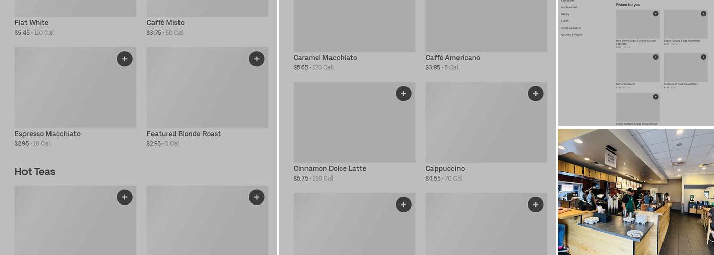 Starbucks Menu