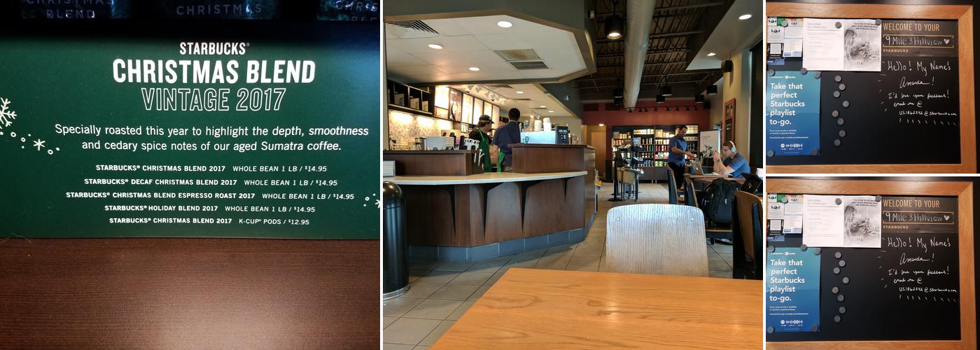 Starbucks Menu