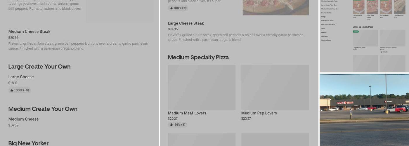 Pizza Hut Menu