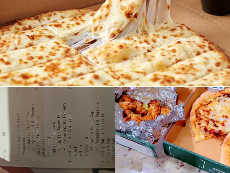 Papa Johns Pizza Menu