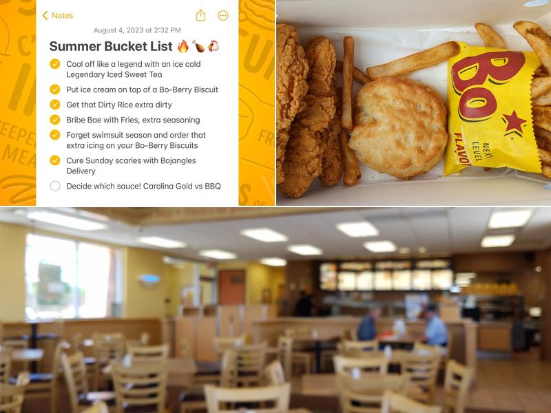 Bojangles Menu
