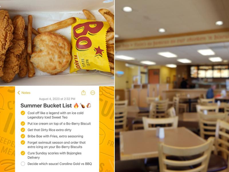 Bojangles Menu