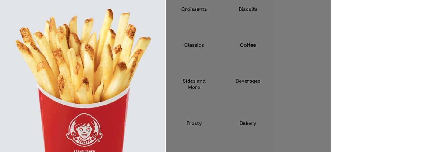 Wendy's Menu