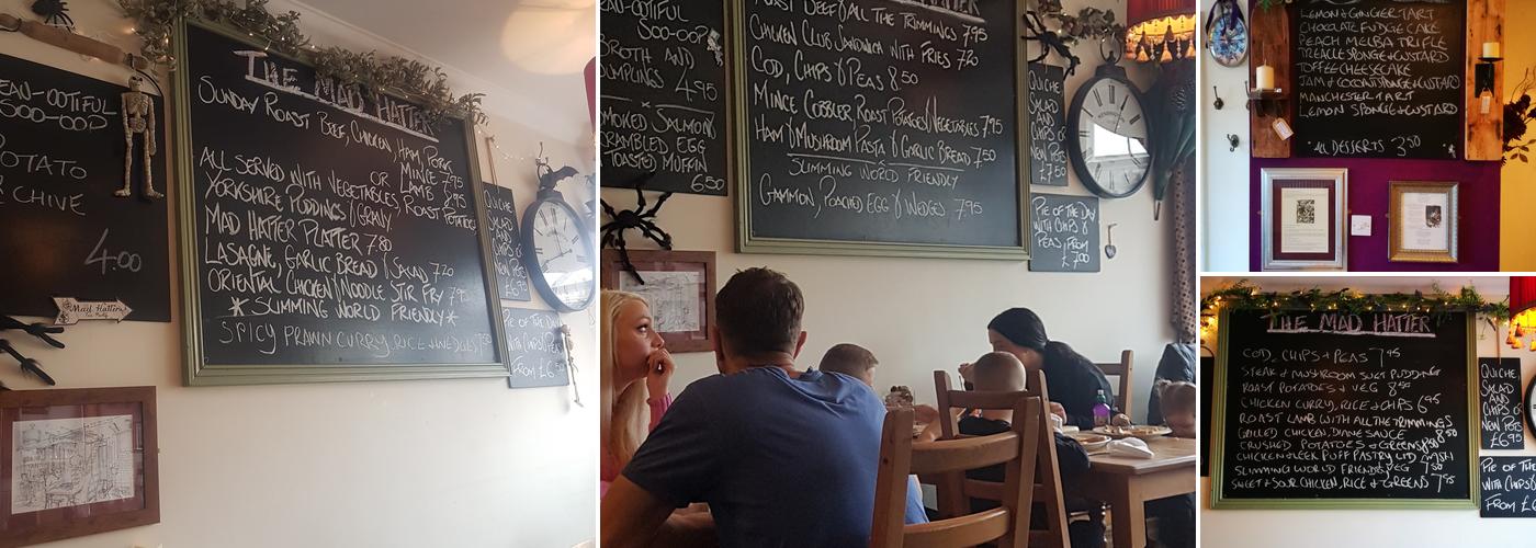 The Mad Hatter Menu