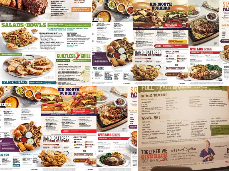 Chili's Grill & Bar Menu