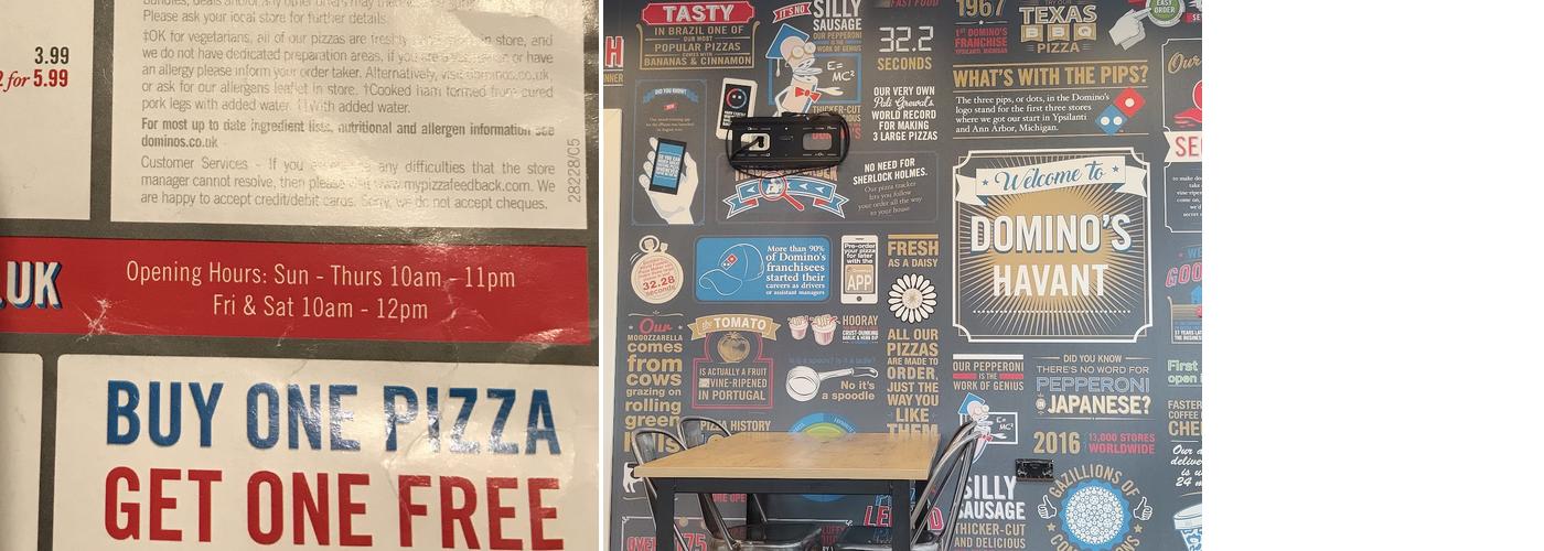 Domino's Pizza - Havant Menu