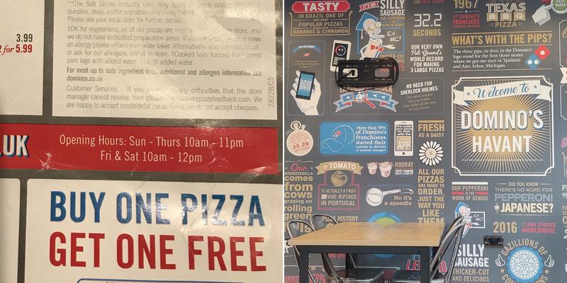 Domino's Pizza - Havant Menu