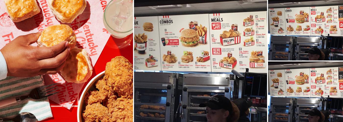 KFC Menu