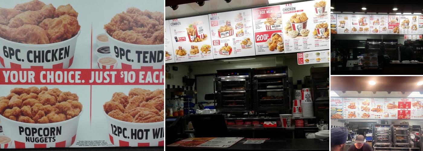 KFC Menu