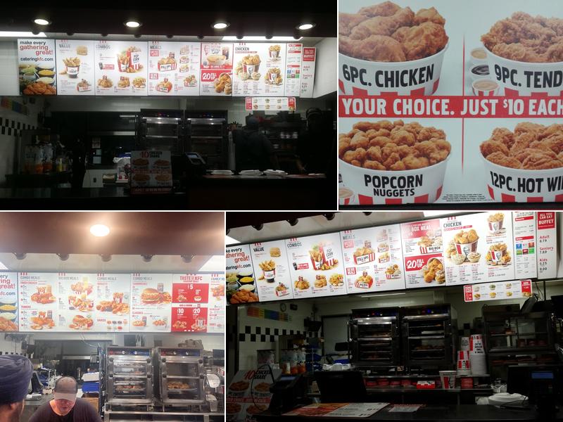 KFC Menu