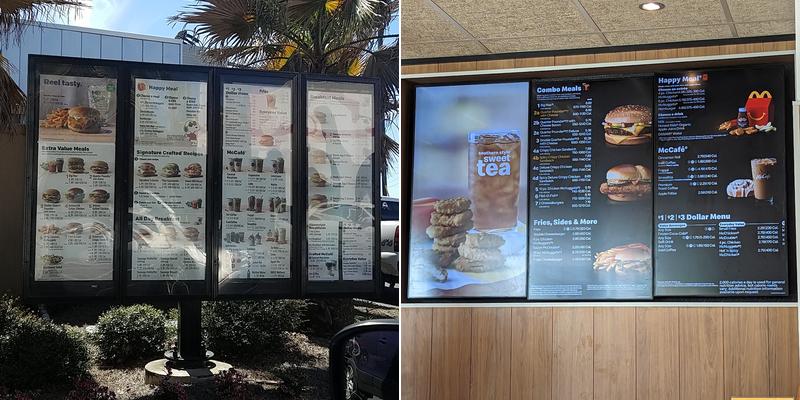 McDonald's Menu