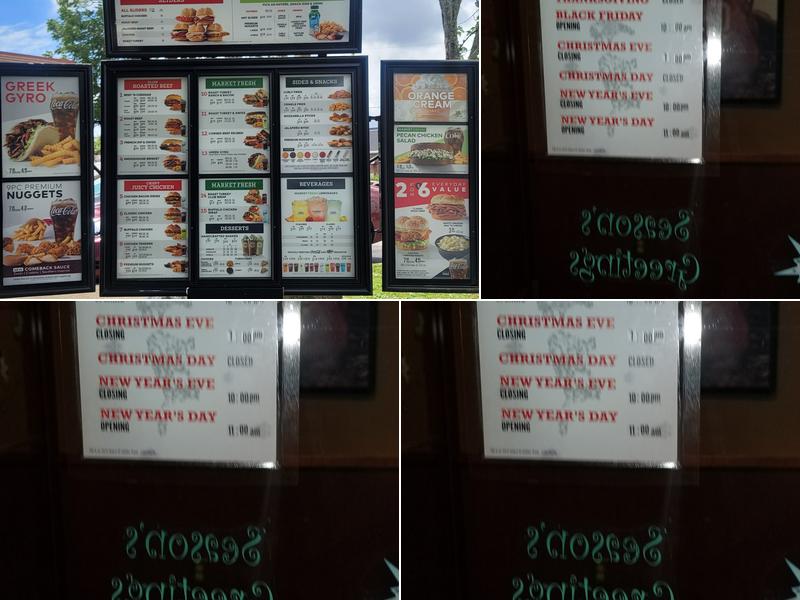 Arby's Menu