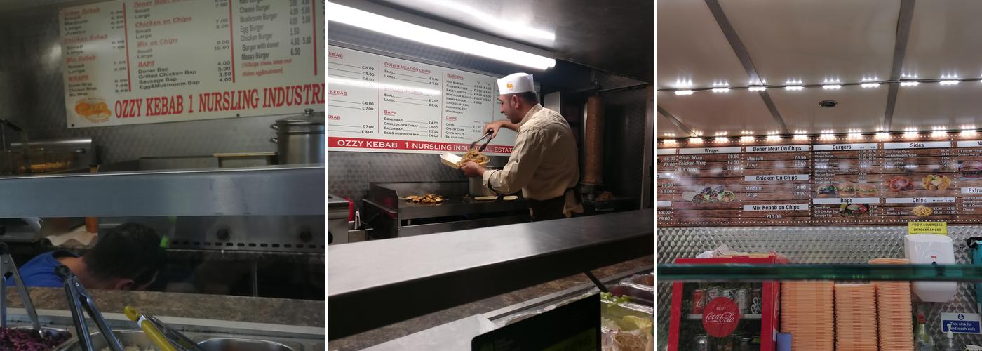 ozzy burger and kebabs Menu