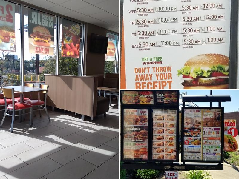 Burger King Menu