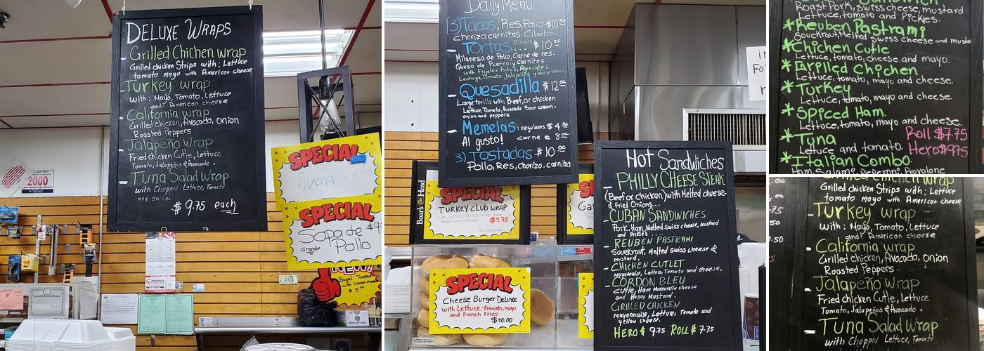 Post Road Deli And Pizza Menu